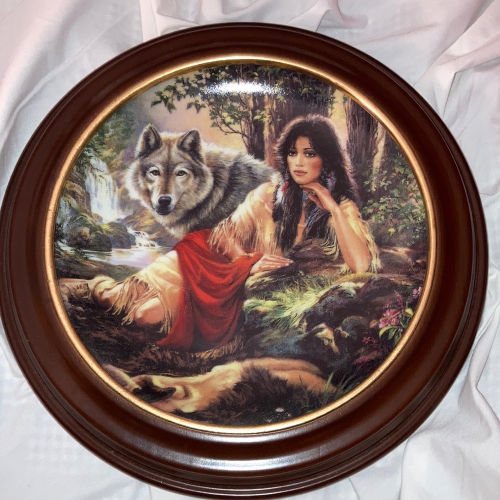 Limited edition plate, mystic bond by Russ Docken. Together as one. Bradford